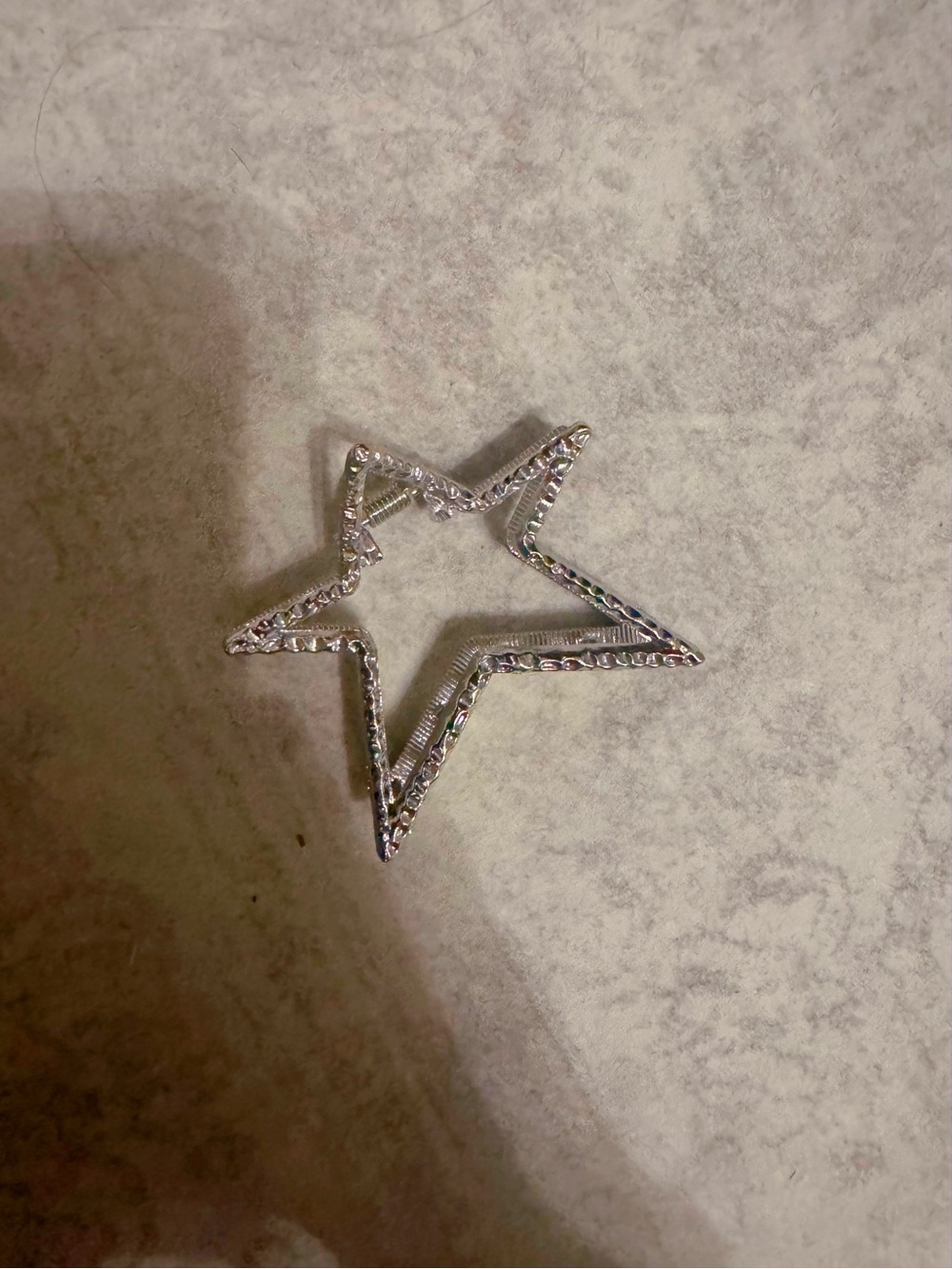 Silver Star claw clip